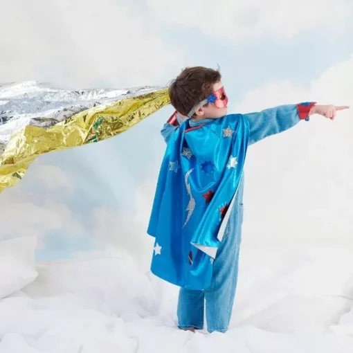 Verkleedset Super Hero Blauw Meri Meri