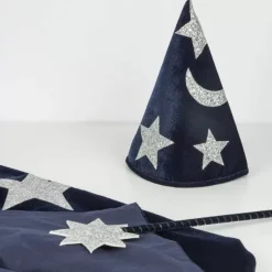 Verkleedset Tovenaar Velvet Blauw (3-6 Jaar) Meri Meri