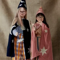 Verkleedset Tovenaar Velvet Blauw (3-6 Jaar) Meri Meri