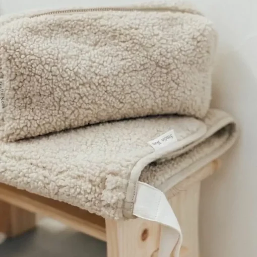 Verschoonmatje Chunky Teddy Ecru Studio Noos