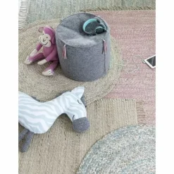 Vloerkleed Jute Naturel (90X180Cm) Kidsdepot