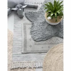 Vloerkleed Jute Rond Naturel 110Cm Kidsdepot