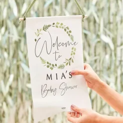 Welkomstbanner Met Stickers Botanical Baby Ginger Ray